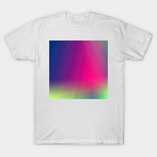 blue green blue abstract texture T-Shirt